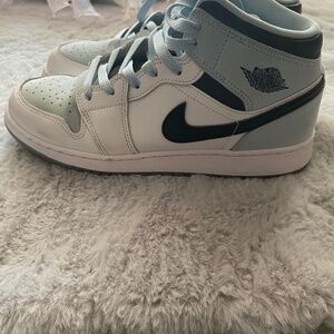 Nike Air Jordan 1 blue white and black